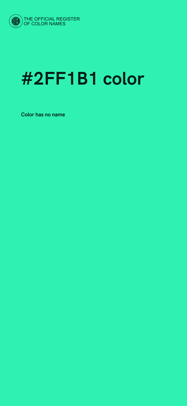 #2FF1B1 color image