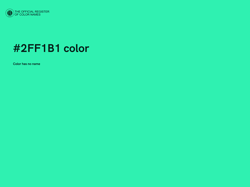 #2FF1B1 color image