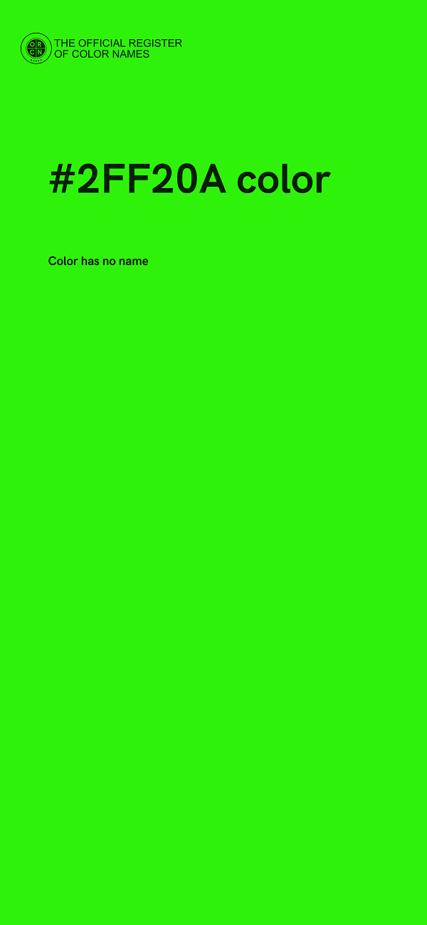 #2FF20A color image