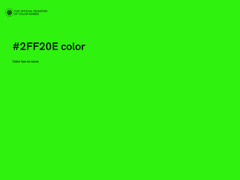 #2FF20E color image