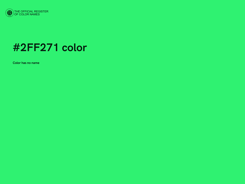 #2FF271 color image