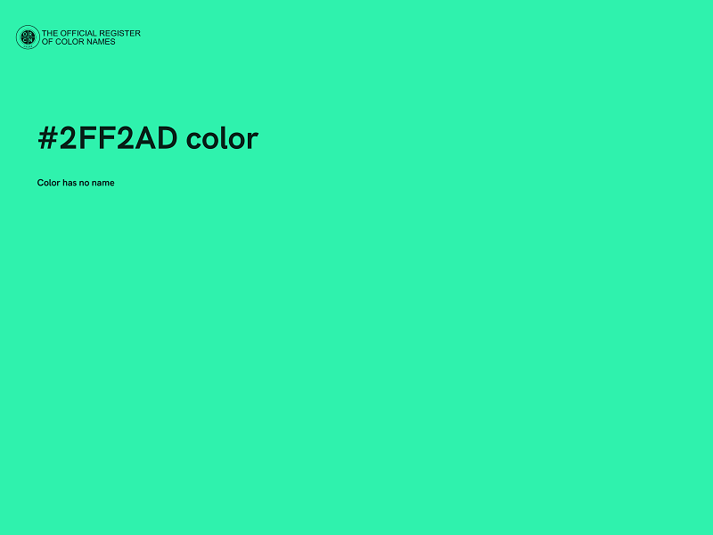 #2FF2AD color image