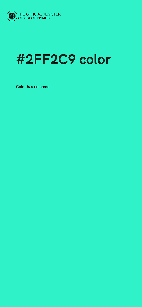 #2FF2C9 color image