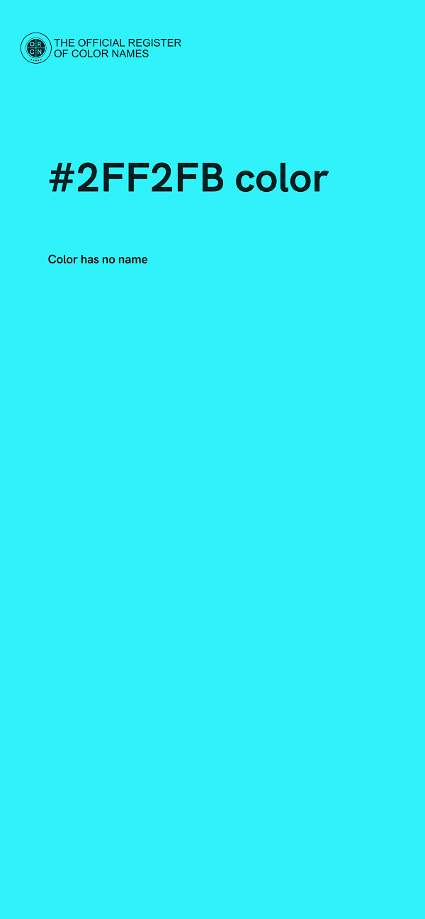 #2FF2FB color image