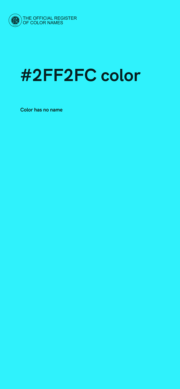 #2FF2FC color image