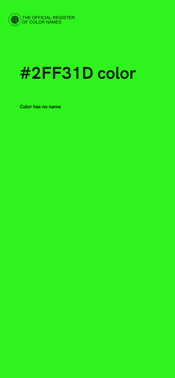 #2FF31D color image