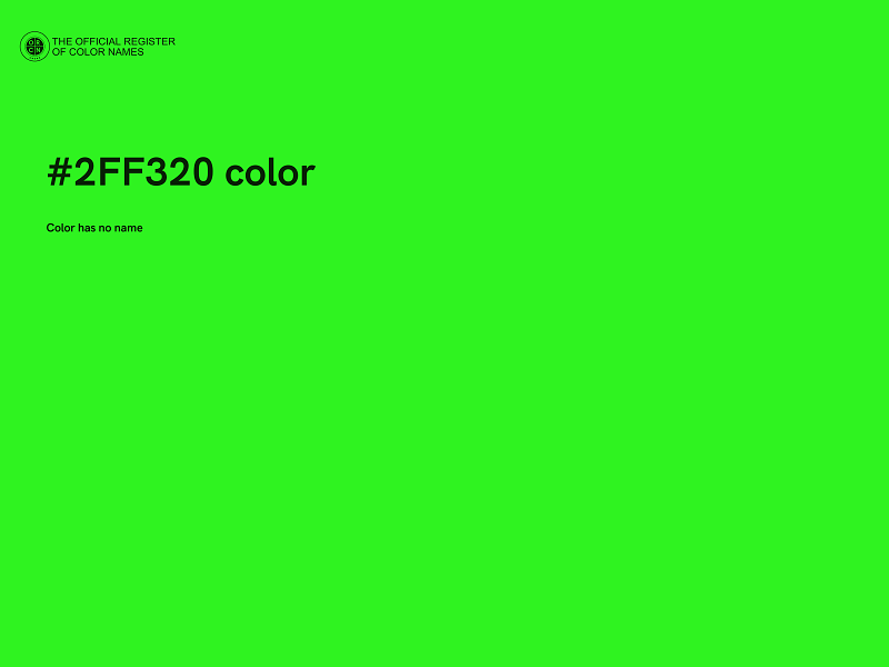 #2FF320 color image