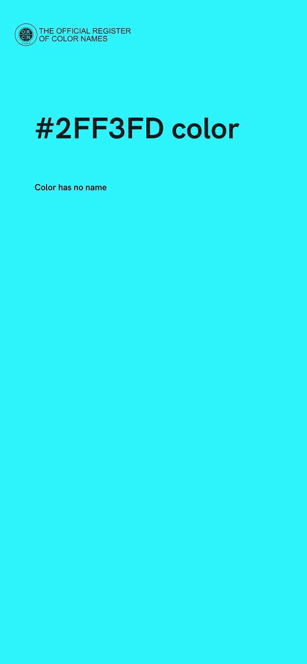 #2FF3FD color image