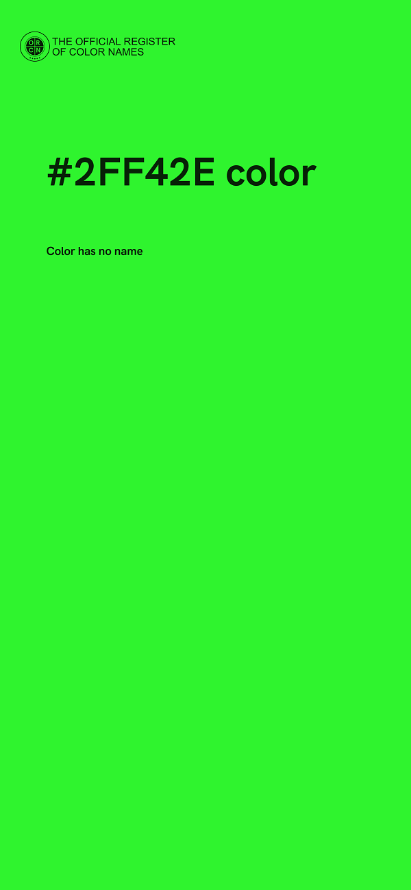 #2FF42E color image