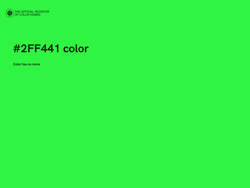 #2FF441 color image