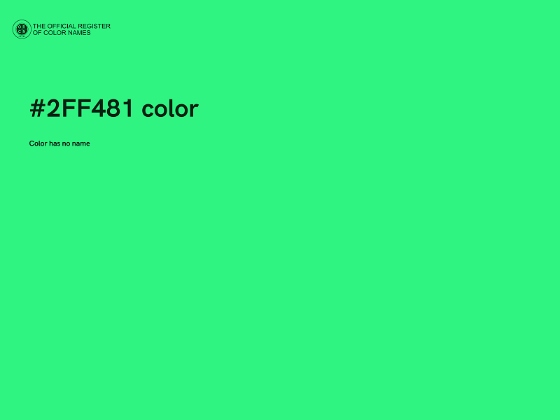 #2FF481 color image