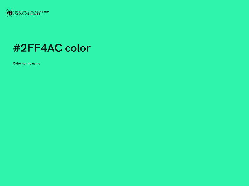 #2FF4AC color image