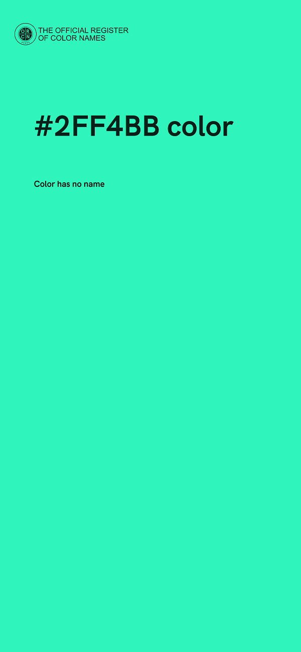 #2FF4BB color image