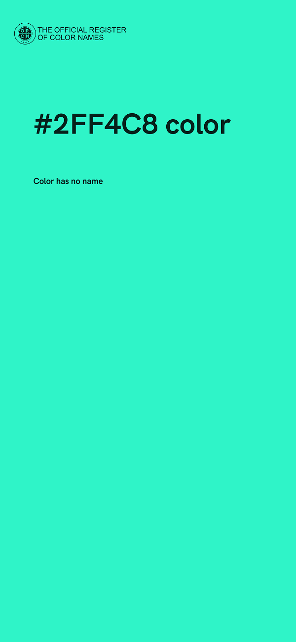 #2FF4C8 color image