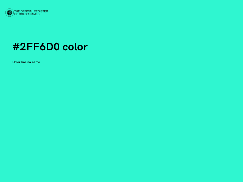 #2FF6D0 color image