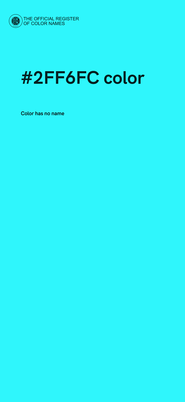 #2FF6FC color image