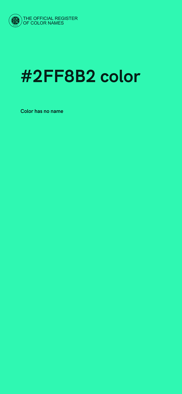 #2FF8B2 color image
