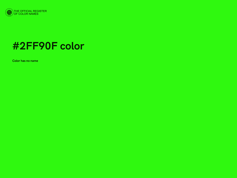 #2FF90F color image
