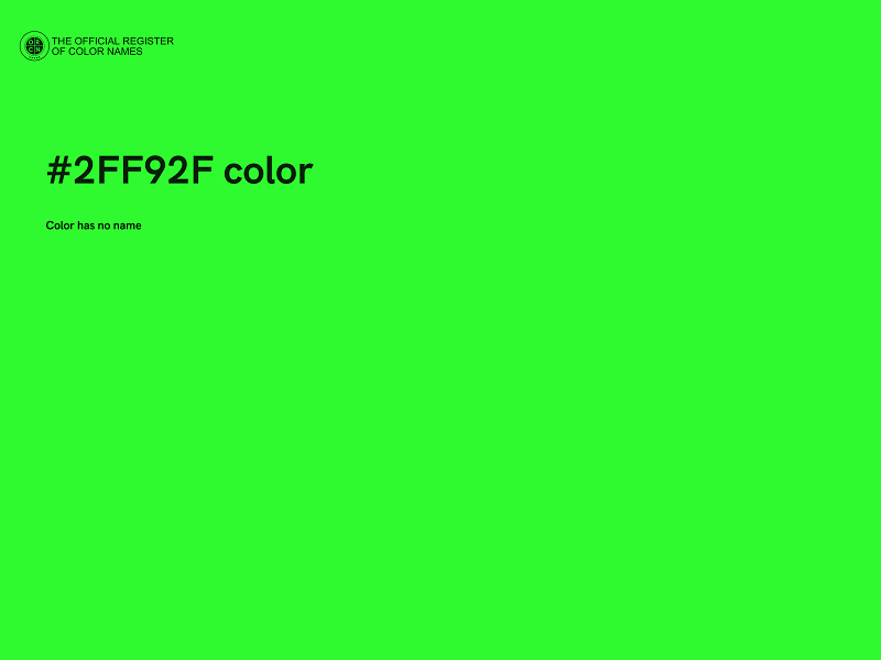 #2FF92F color image