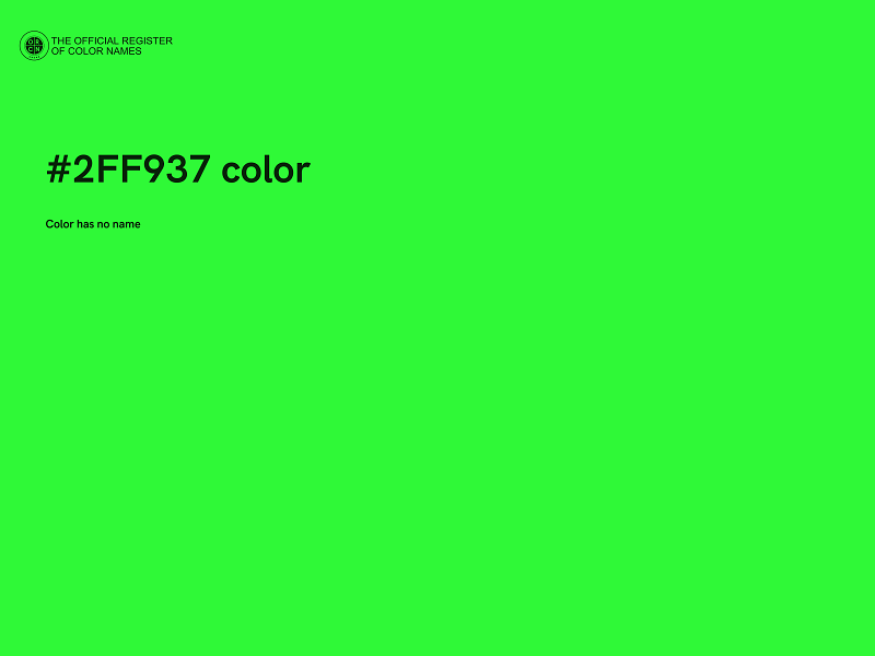 #2FF937 color image