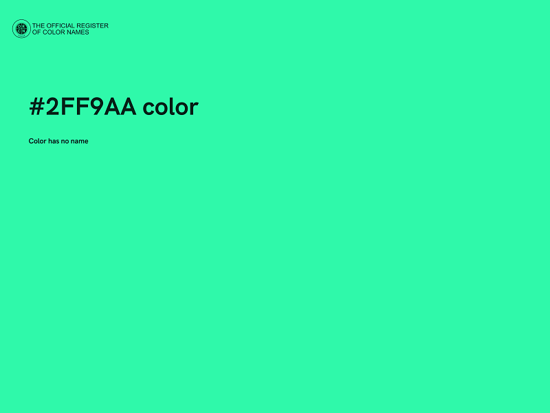 #2FF9AA color image
