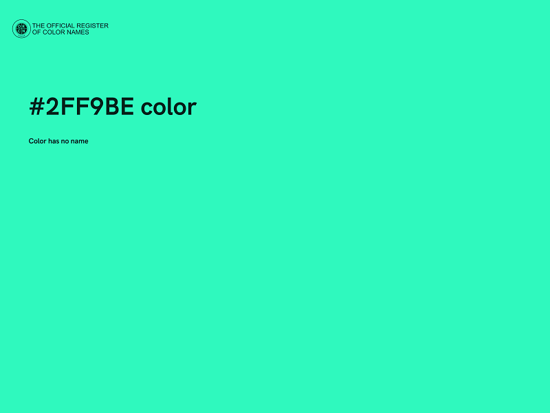 #2FF9BE color image