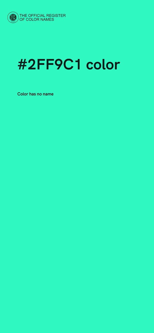 #2FF9C1 color image