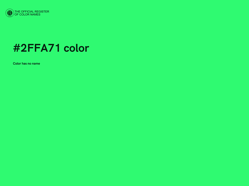 #2FFA71 color image