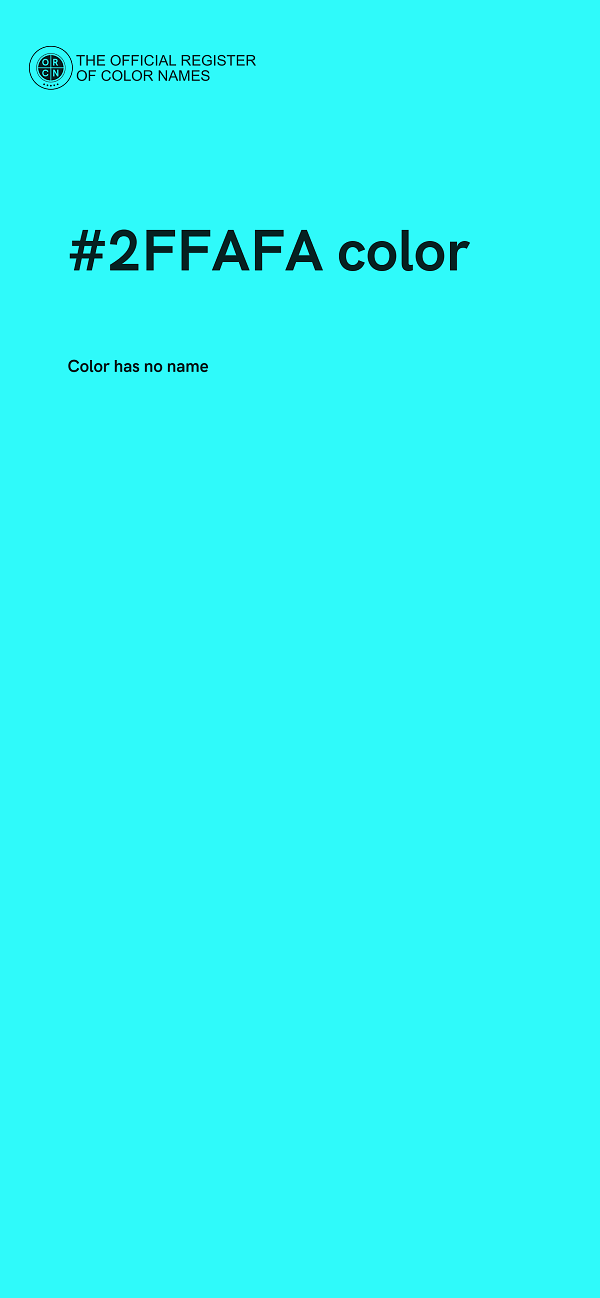 #2FFAFA color image