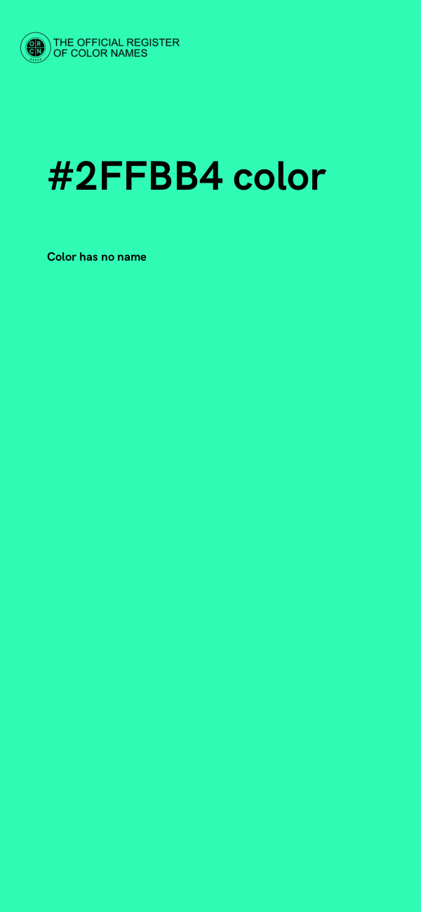 #2FFBB4 color image