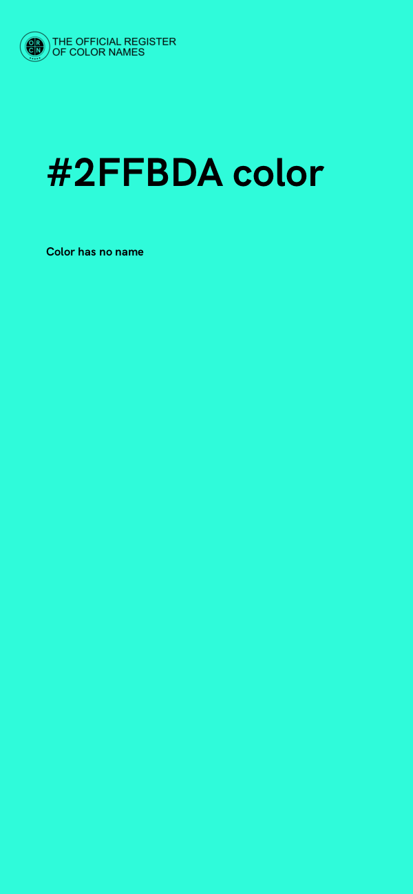 #2FFBDA color image