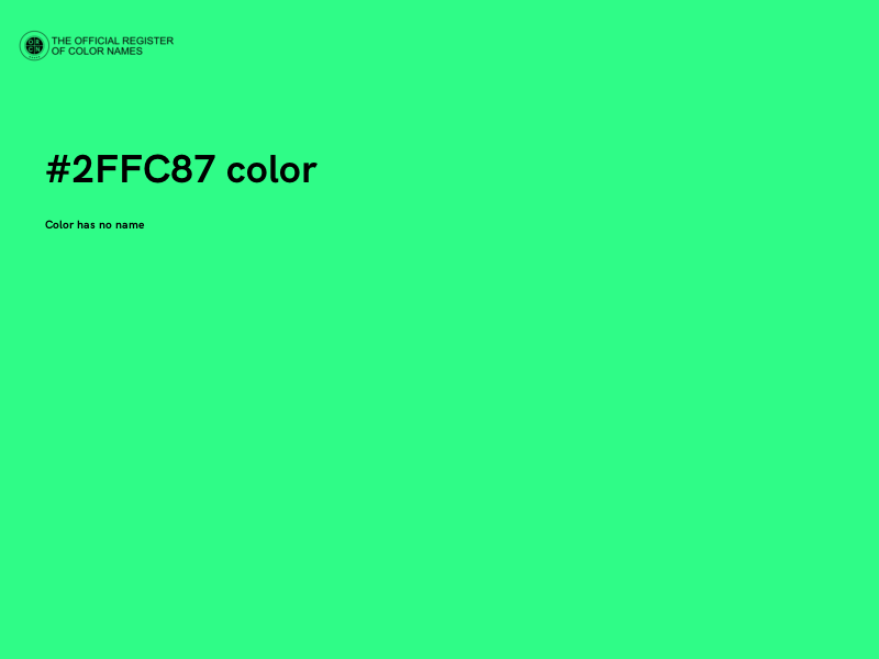 #2FFC87 color image