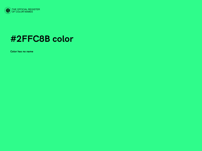 #2FFC8B color image
