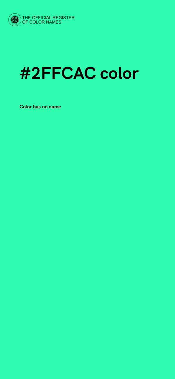 #2FFCAC color image