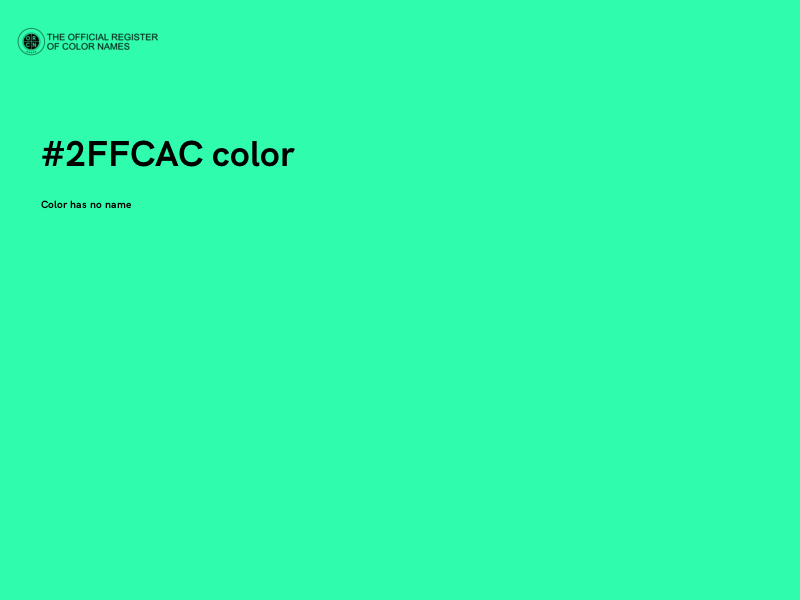 #2FFCAC color image