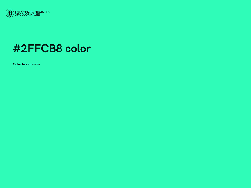 #2FFCB8 color image