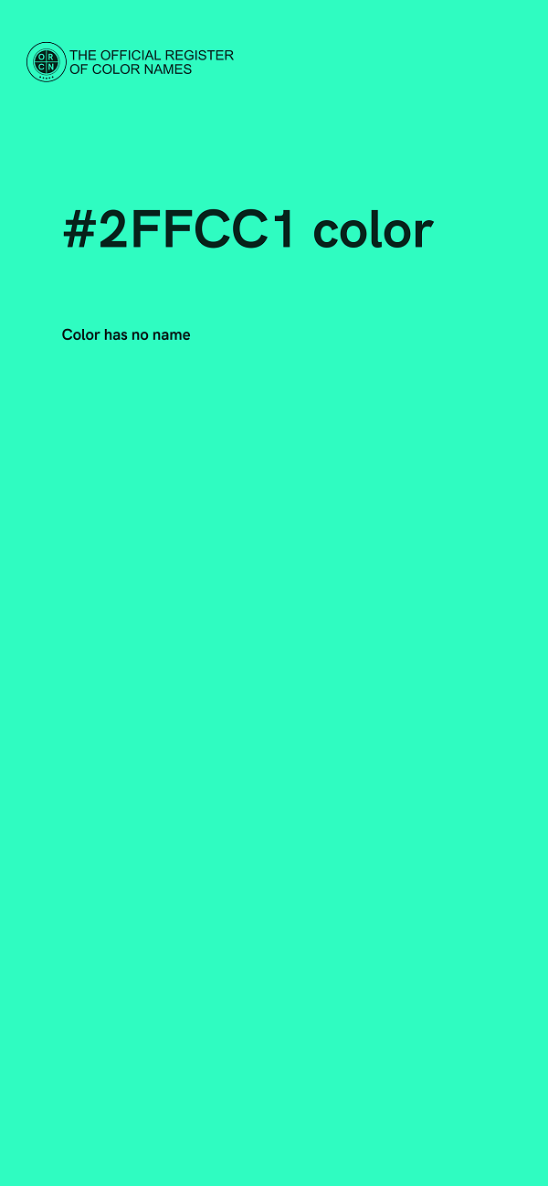 #2FFCC1 color image