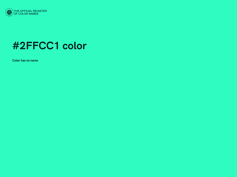 #2FFCC1 color image