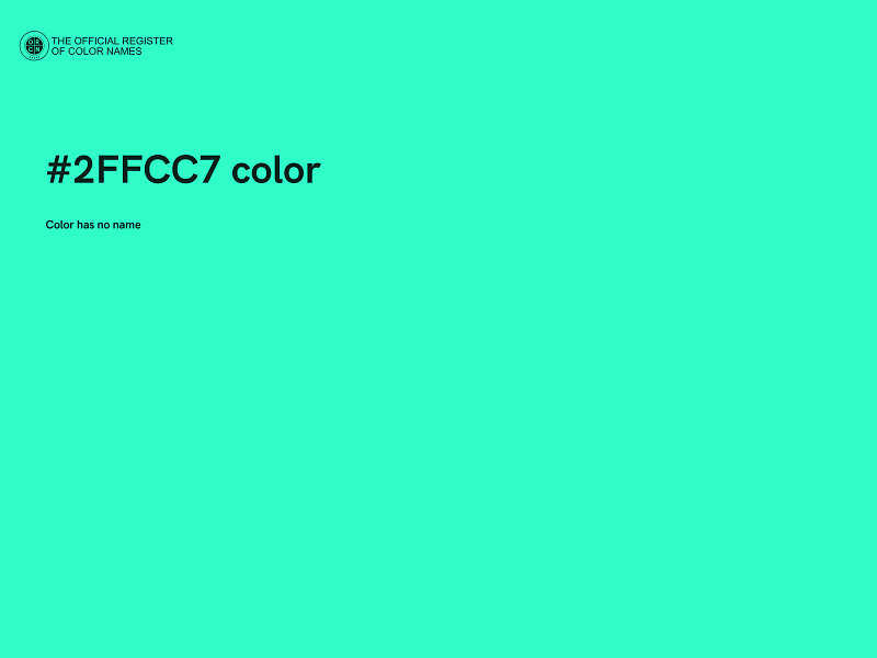 #2FFCC7 color image