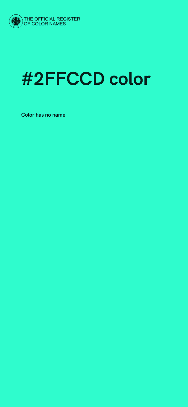 #2FFCCD color image
