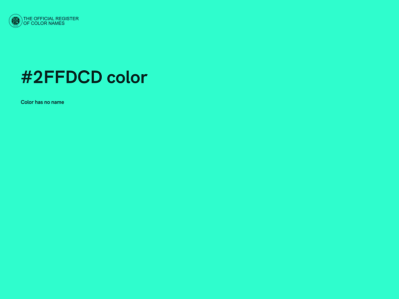 #2FFDCD color image