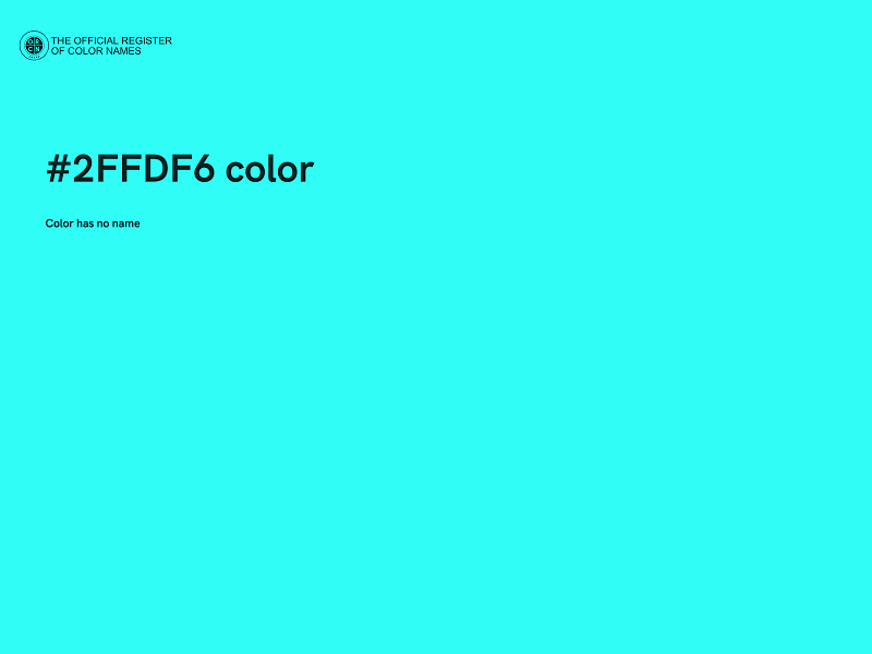 #2FFDF6 color image