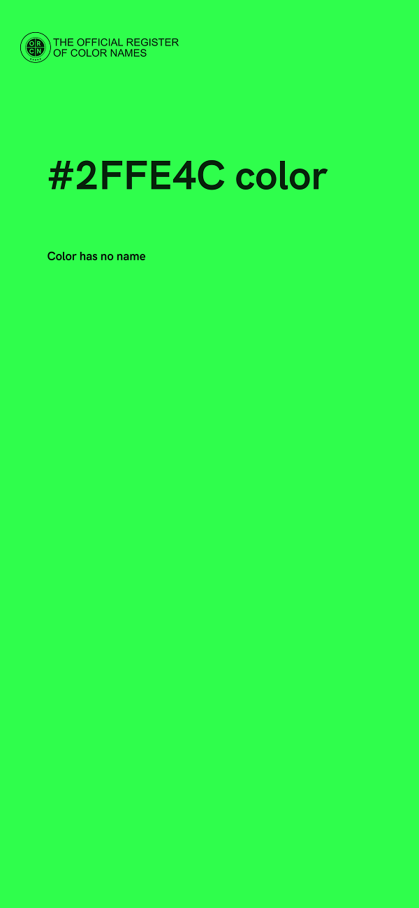 #2FFE4C color image