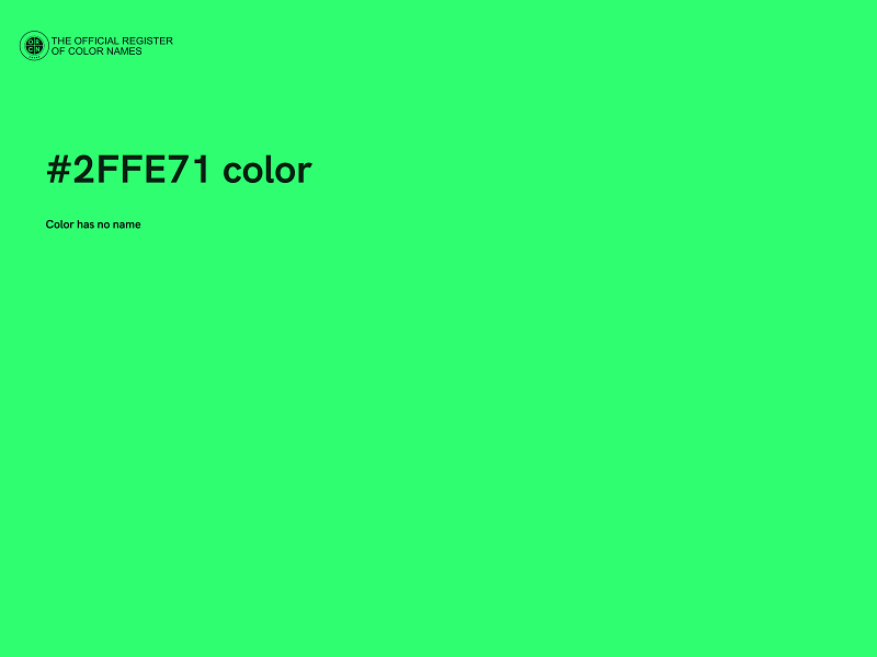 #2FFE71 color image