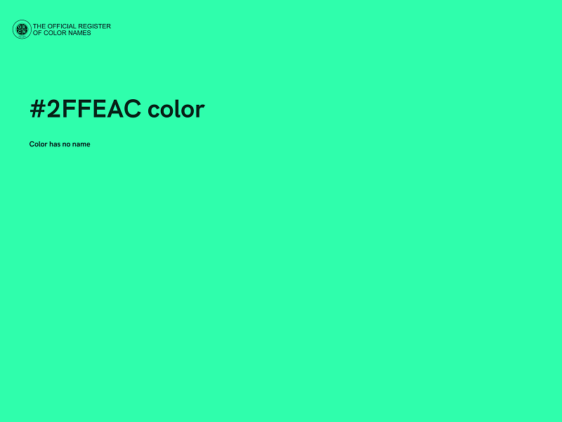 #2FFEAC color image