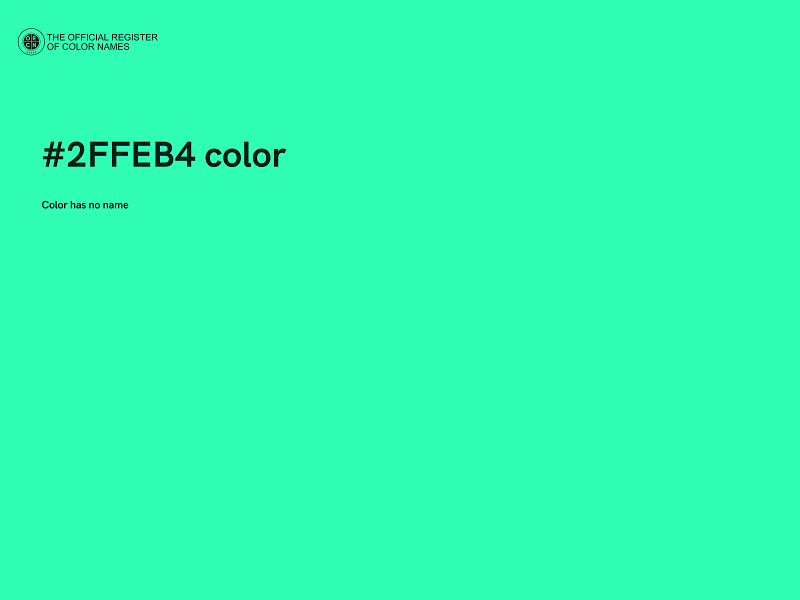 #2FFEB4 color image
