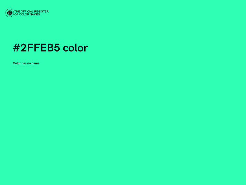 #2FFEB5 color image