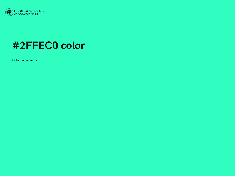 #2FFEC0 color image