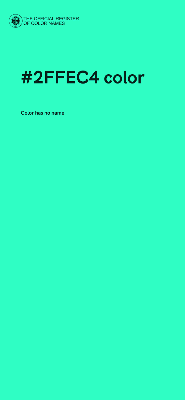 #2FFEC4 color image