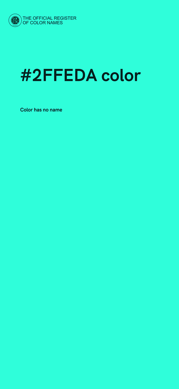 #2FFEDA color image